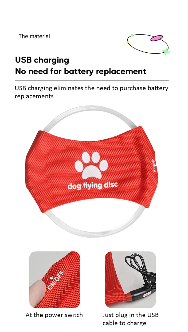 Ładowanie frisbee LED przez USB
